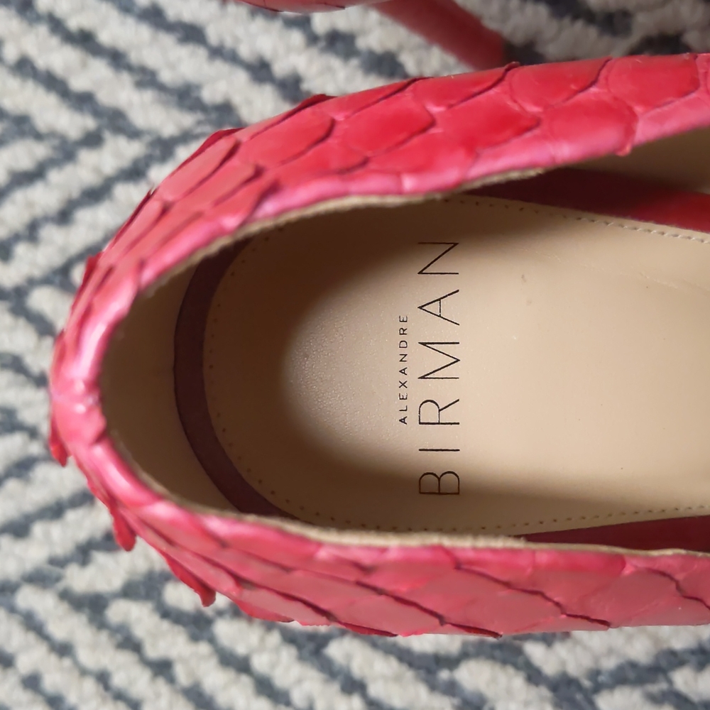 Pink Python Pumps - image 7